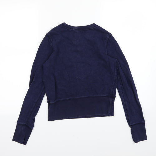 Gap Womens Blue  Jersey Pullover Sweatshirt Size XS