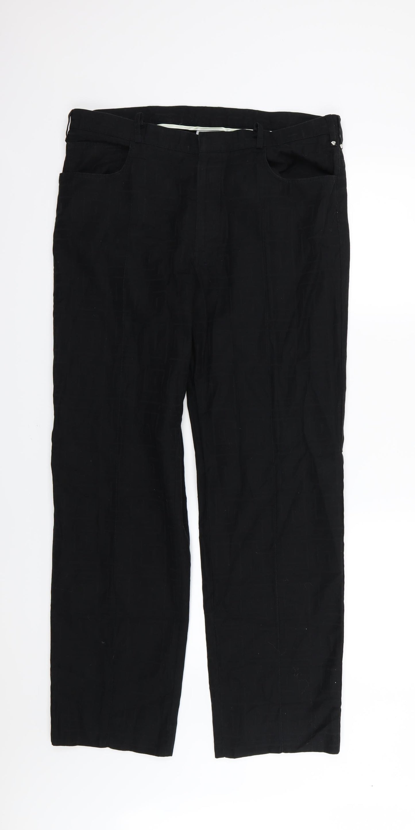 Versace Womens Black   Trousers  Size 38 in L31 in