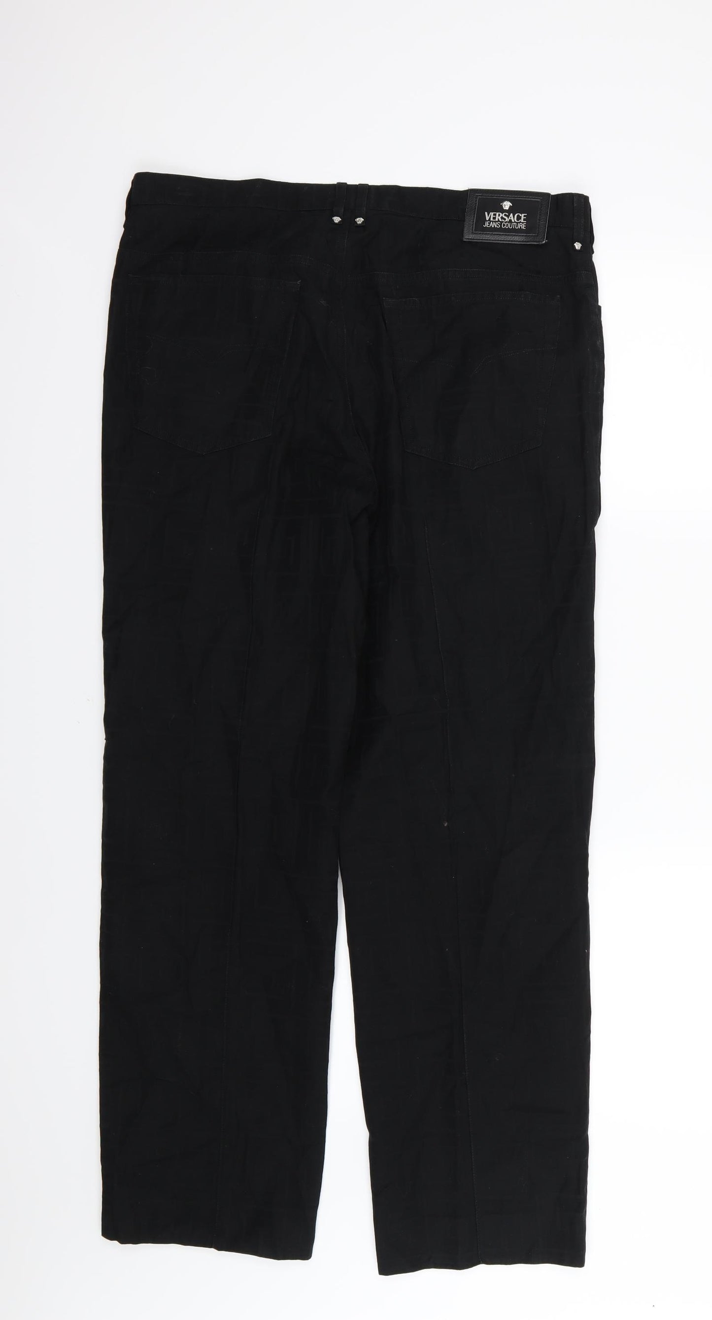 Versace Womens Black   Trousers  Size 38 in L31 in