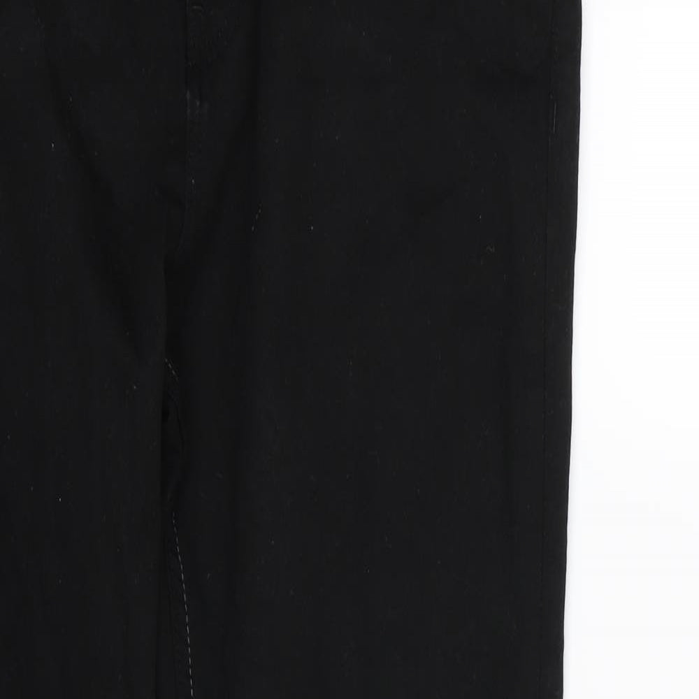 Marks and Spencer Mens Black  Denim Straight Jeans Size 34 L29 in