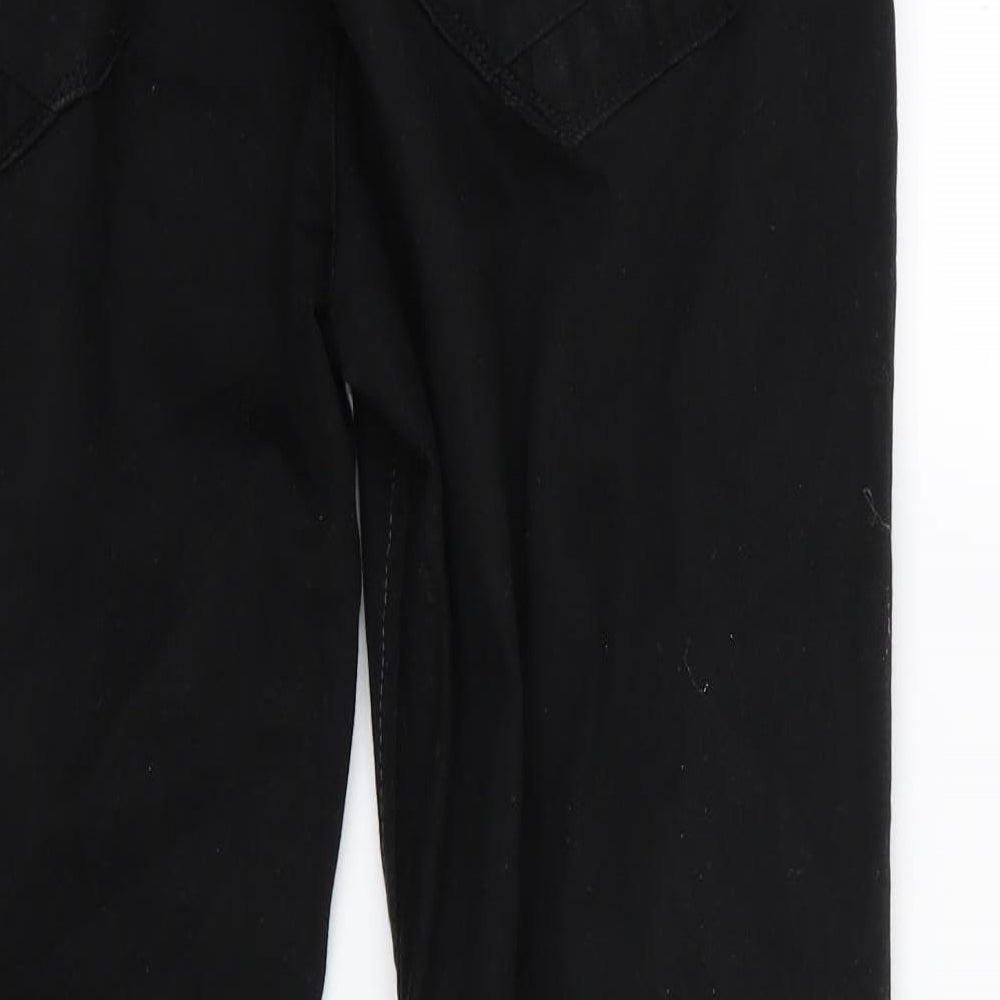 Marks and Spencer Mens Black  Denim Straight Jeans Size 34 L29 in