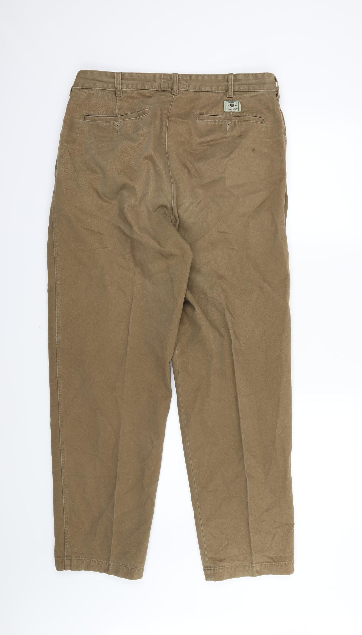 GANT Mens Brown  Denim Trousers  Size 34 L30 in