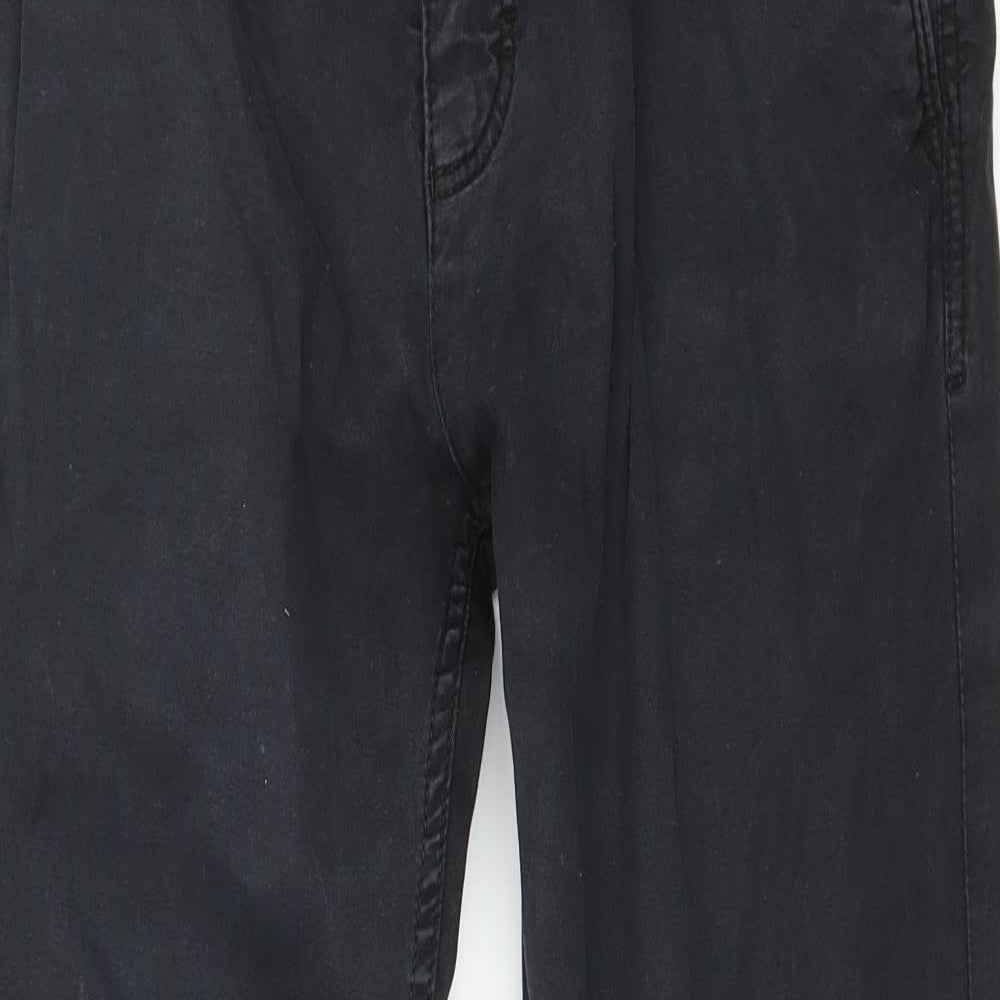 Zara Mens Black   Trousers  Size 34 in L30 in