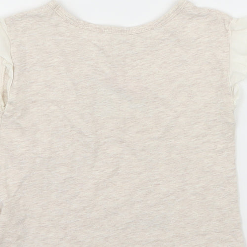 Gap Girls Ivory  Jersey Basic T-Shirt Size 3 Years  - Cat