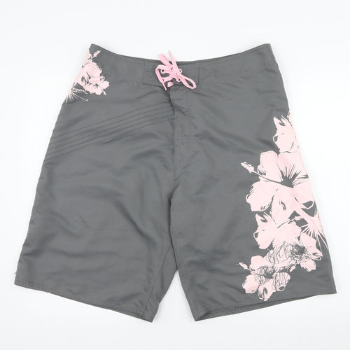 Ripcurl Mens Green Floral  Sweat Shorts Size 36 in