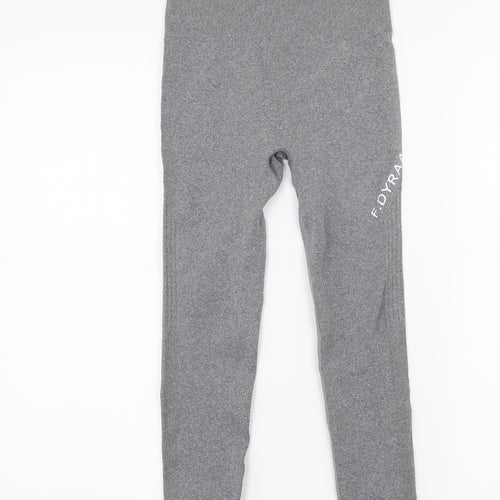 Because of you Womens Gold   Capri Leggings Size S L24 in - F.DYRAA