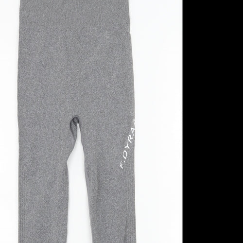 Because of you Womens Gold   Capri Leggings Size S L24 in - F.DYRAA