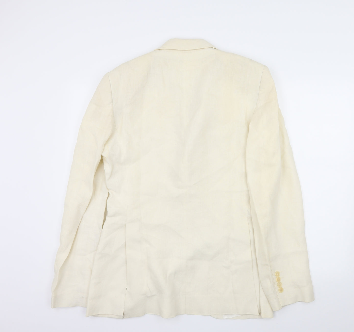 Zara Mens Ivory   Jacket Blazer Size M