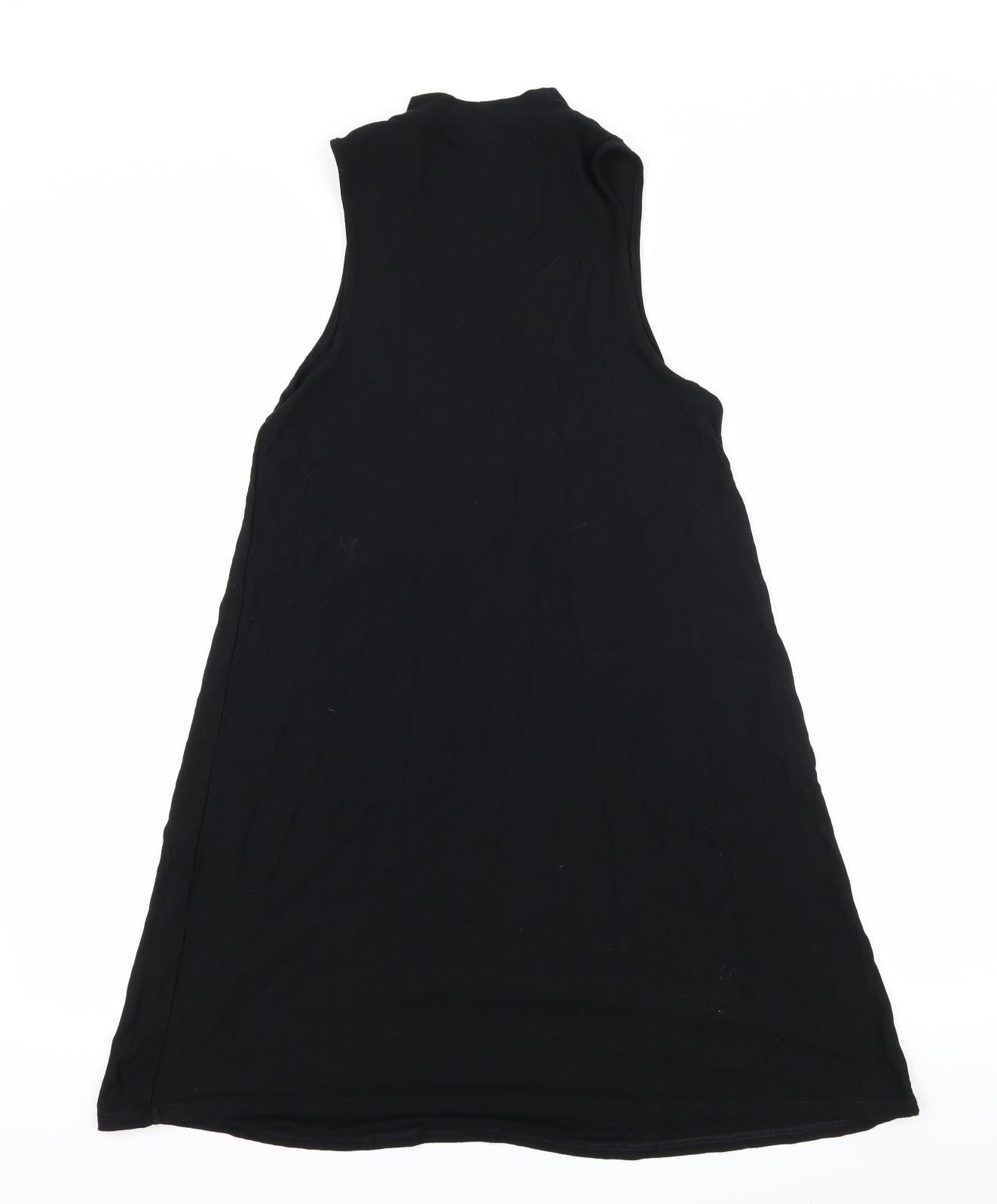 Topshop Womens Black  Jersey T-Shirt Dress  Size 6