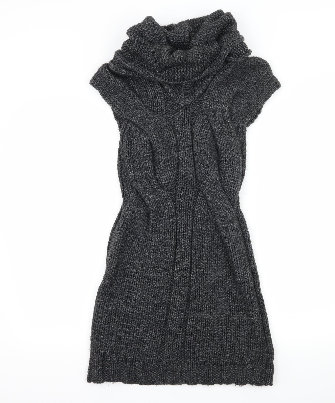 NEXT Womens Grey  Knit Jumper Dress  Size XS
