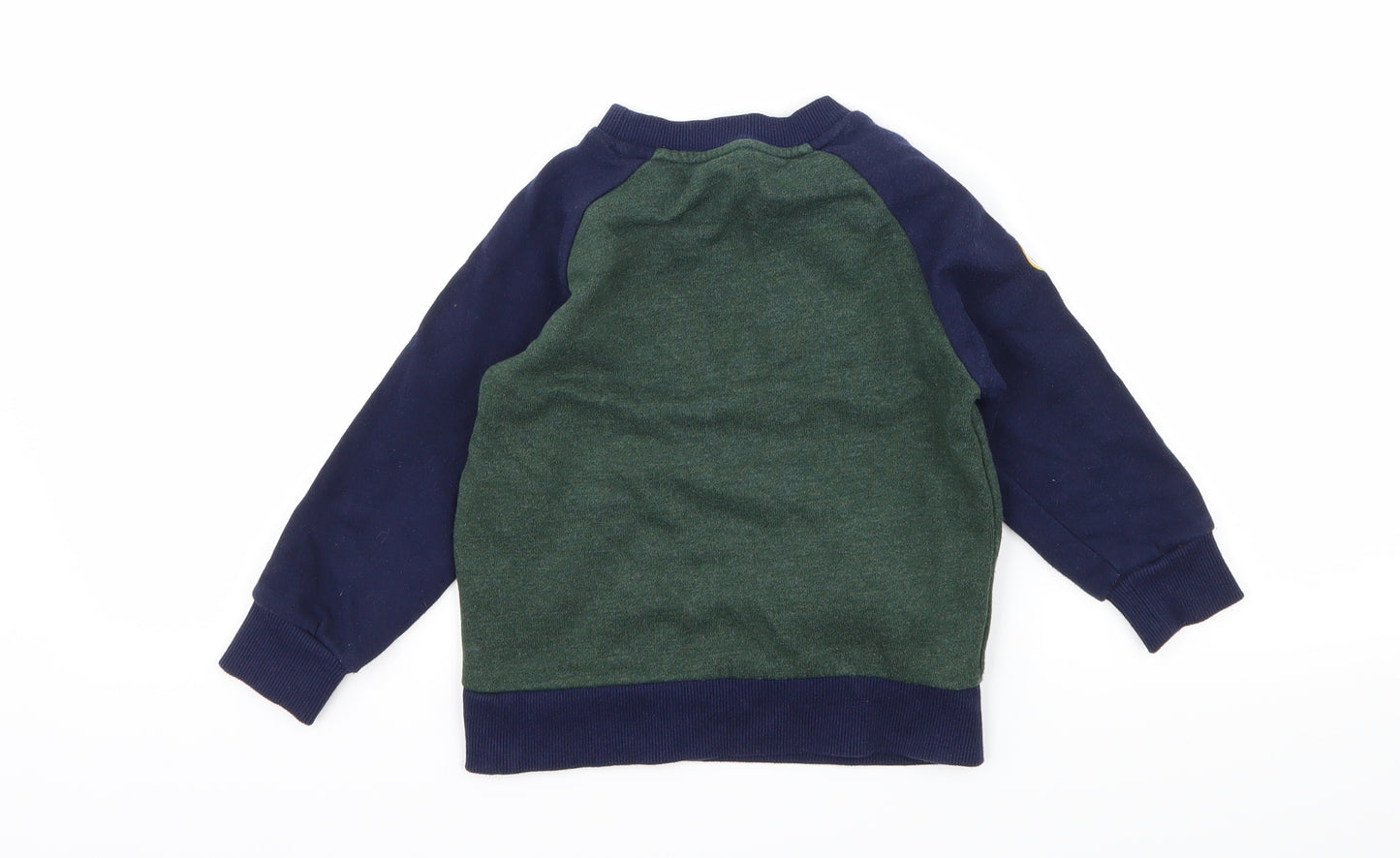 Nutmeg Boys Blue  Jersey Pullover Sweatshirt Size 2-3 Years  - Bear