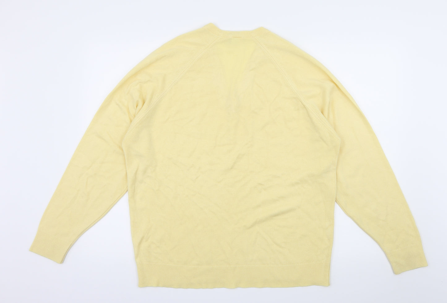 Mackays Mens Yellow  Knit Pullover Jumper Size XL