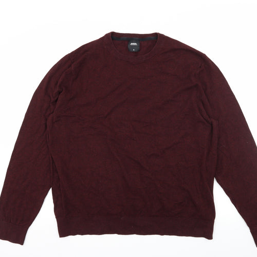 Burton Mens Red  Knit Pullover Jumper Size XL