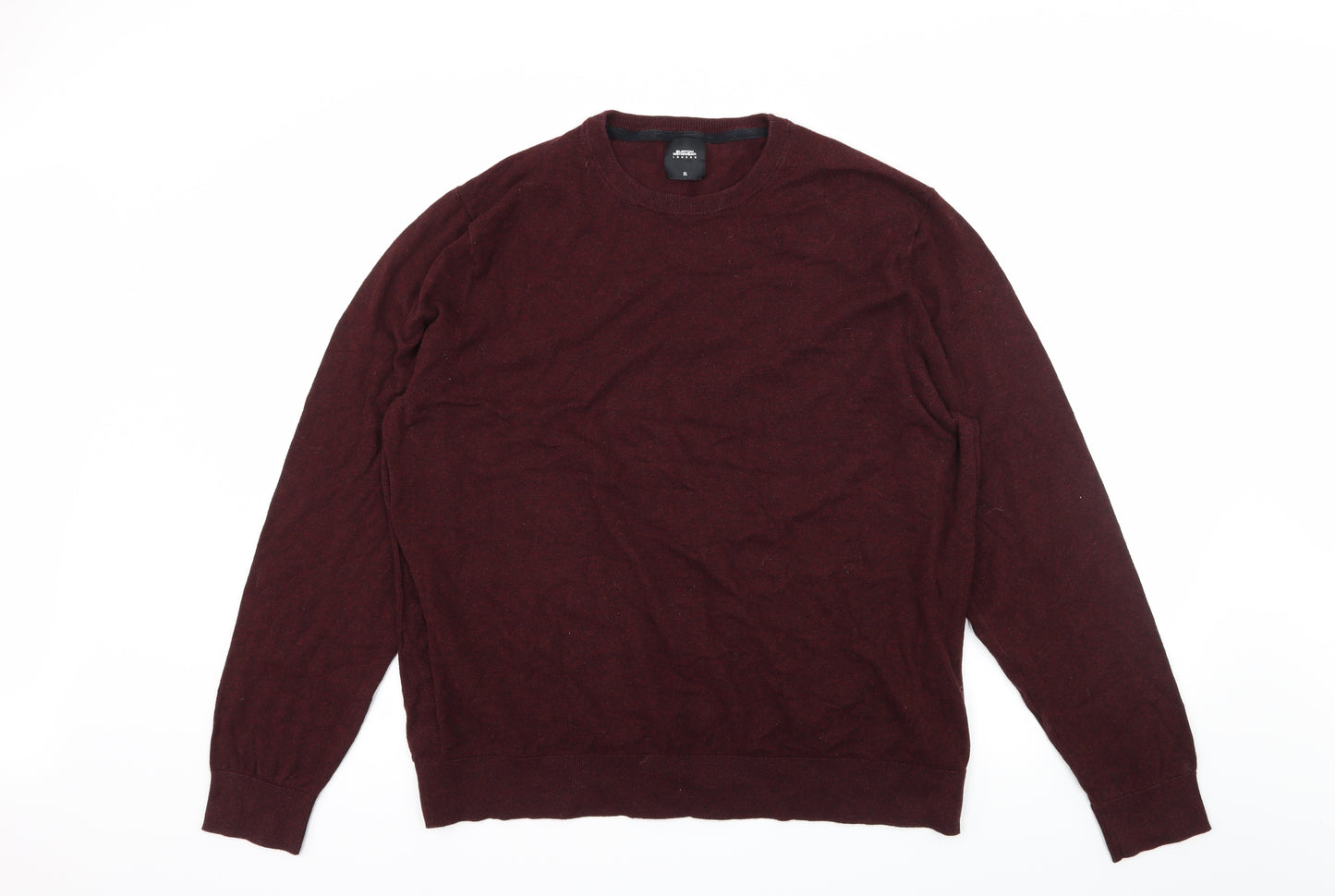 Burton Mens Red  Knit Pullover Jumper Size XL