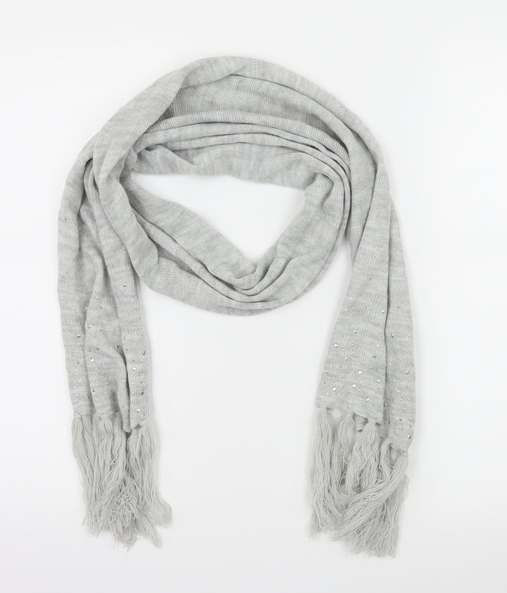 M&Co Womens Grey  Knit  Scarf