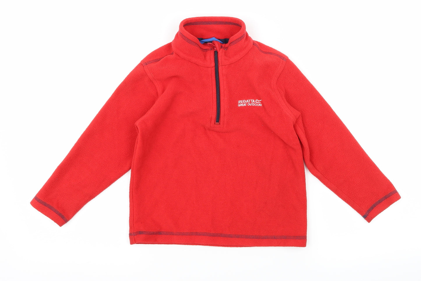 Regatta Boys Red  Fleece Pullover Sweatshirt Size 3-4 Years