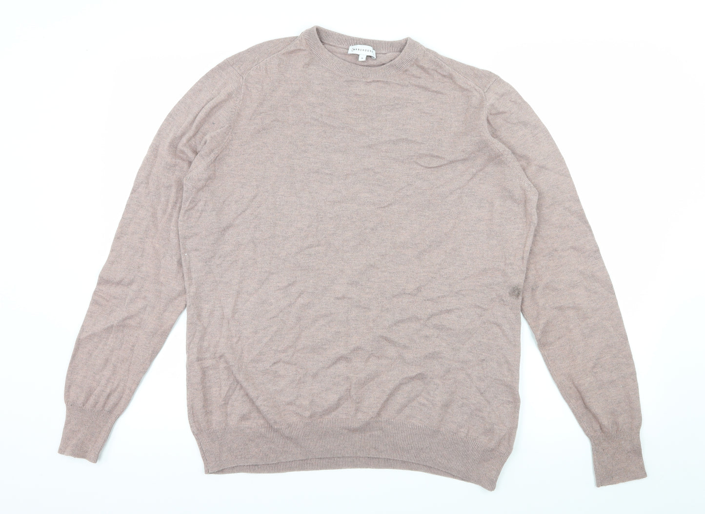 Warehouse Womens Purple  Knit Pullover Jumper Size 18
