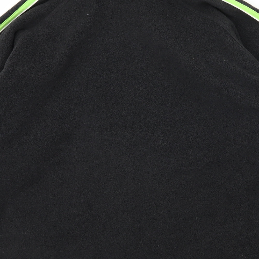 adidas Womens Gold Striped Fleece Jacket  Size 8