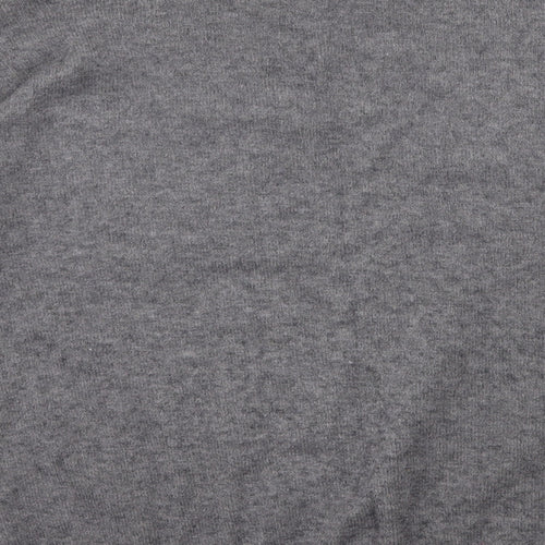 Sleek Chic Womens Grey  Knit Pullover Jumper Size M