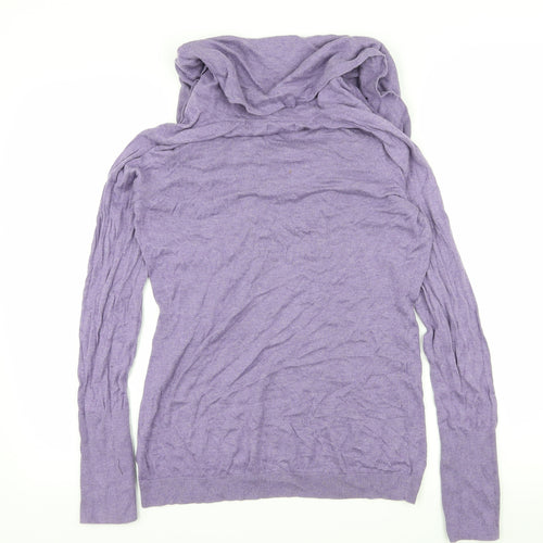 GA Womens Purple  Knit Pullover Jumper Size M