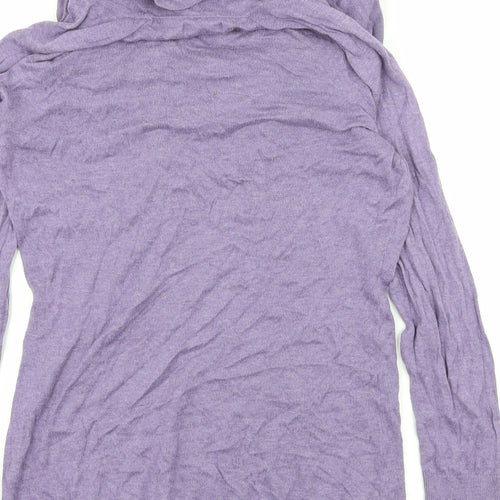 GA Womens Purple  Knit Pullover Jumper Size M