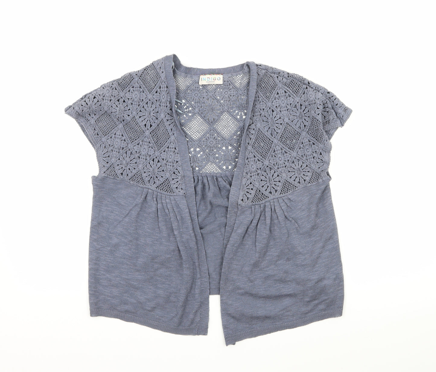 Marks and Spencer Womens Blue  Knit Cardigan Jumper Size 12