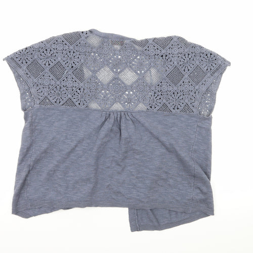 Marks and Spencer Womens Blue  Knit Cardigan Jumper Size 12