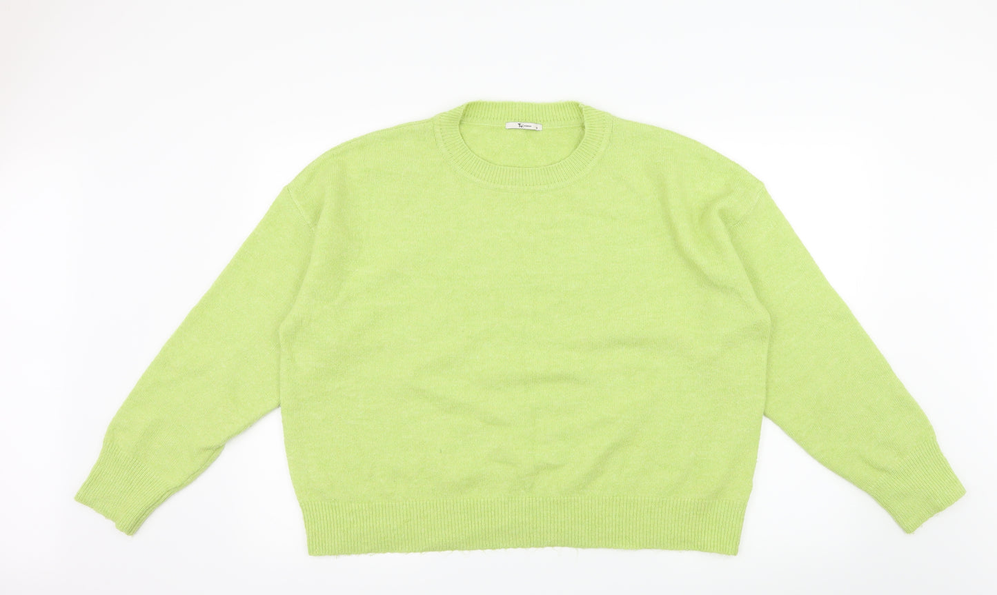 TU Womens Green  Knit Pullover Jumper Size 18