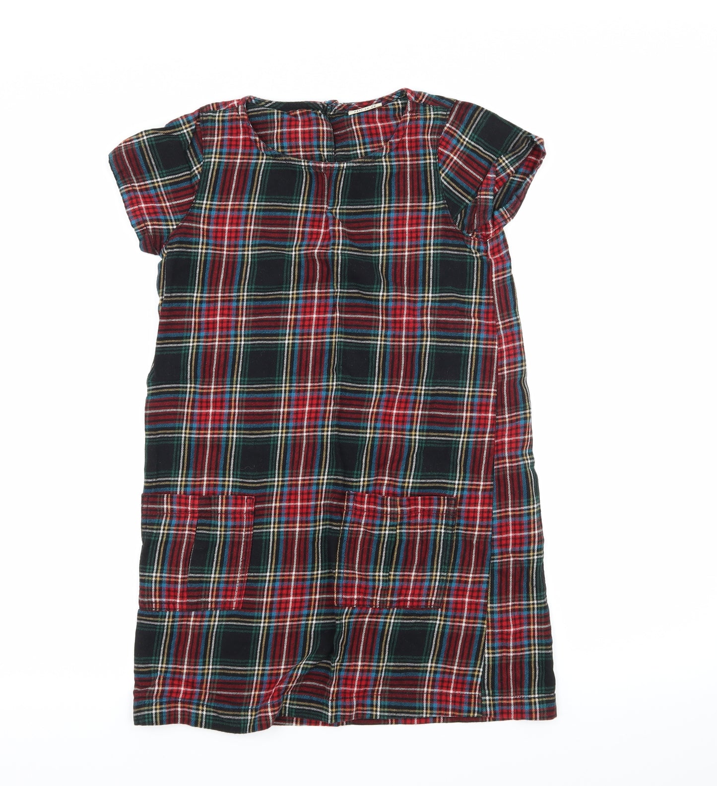 NEXT Girls Multicoloured Plaid  A-Line  Size 10 Years