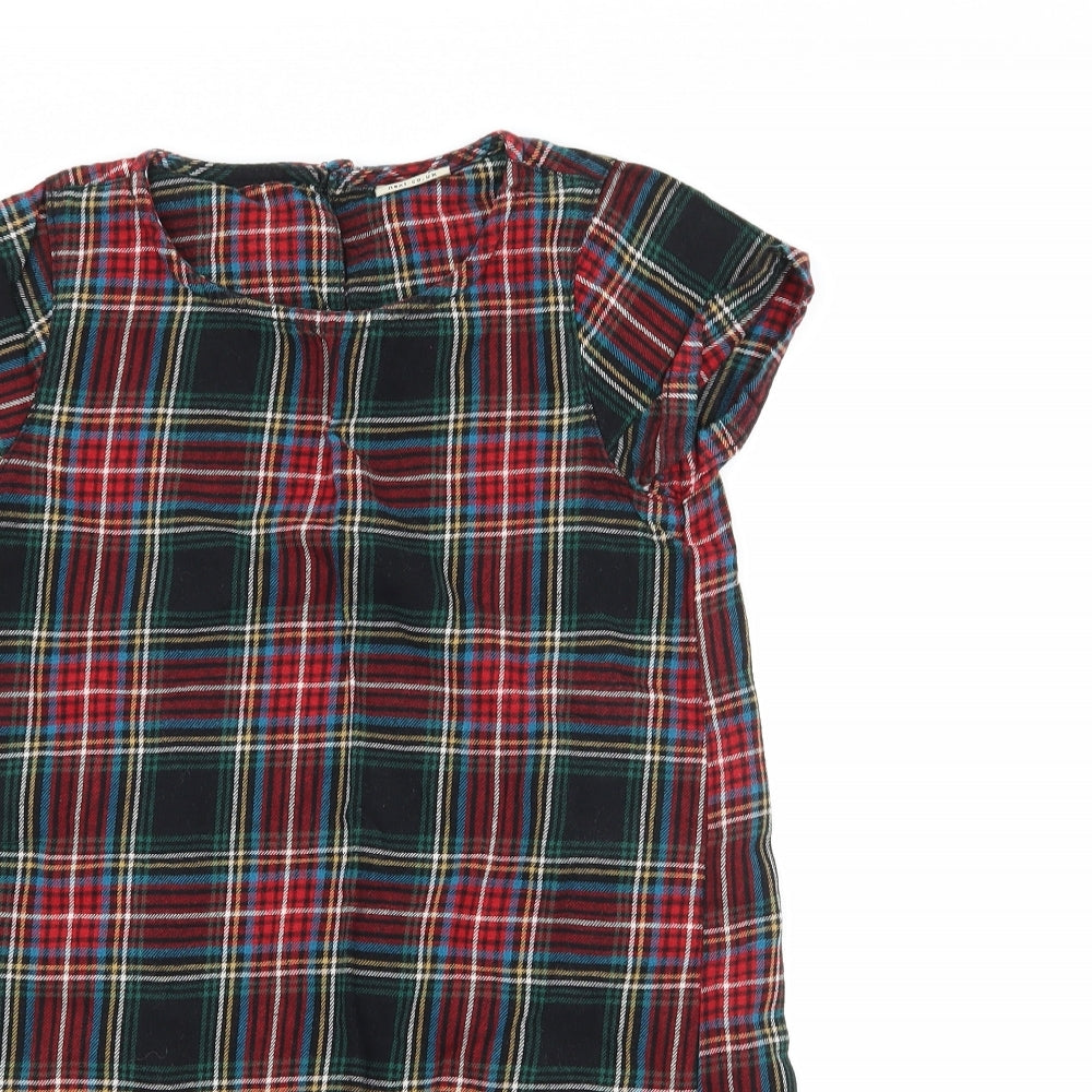 NEXT Girls Multicoloured Plaid  A-Line  Size 10 Years