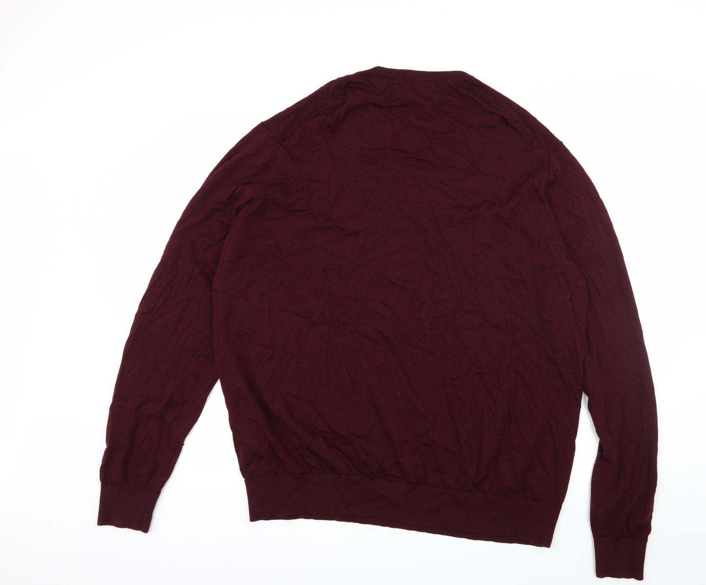 Uniqlo Mens Purple  Knit Pullover Jumper Size 3XL