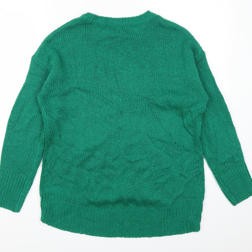 New Look Womens Green   Pullover Jumper Size M