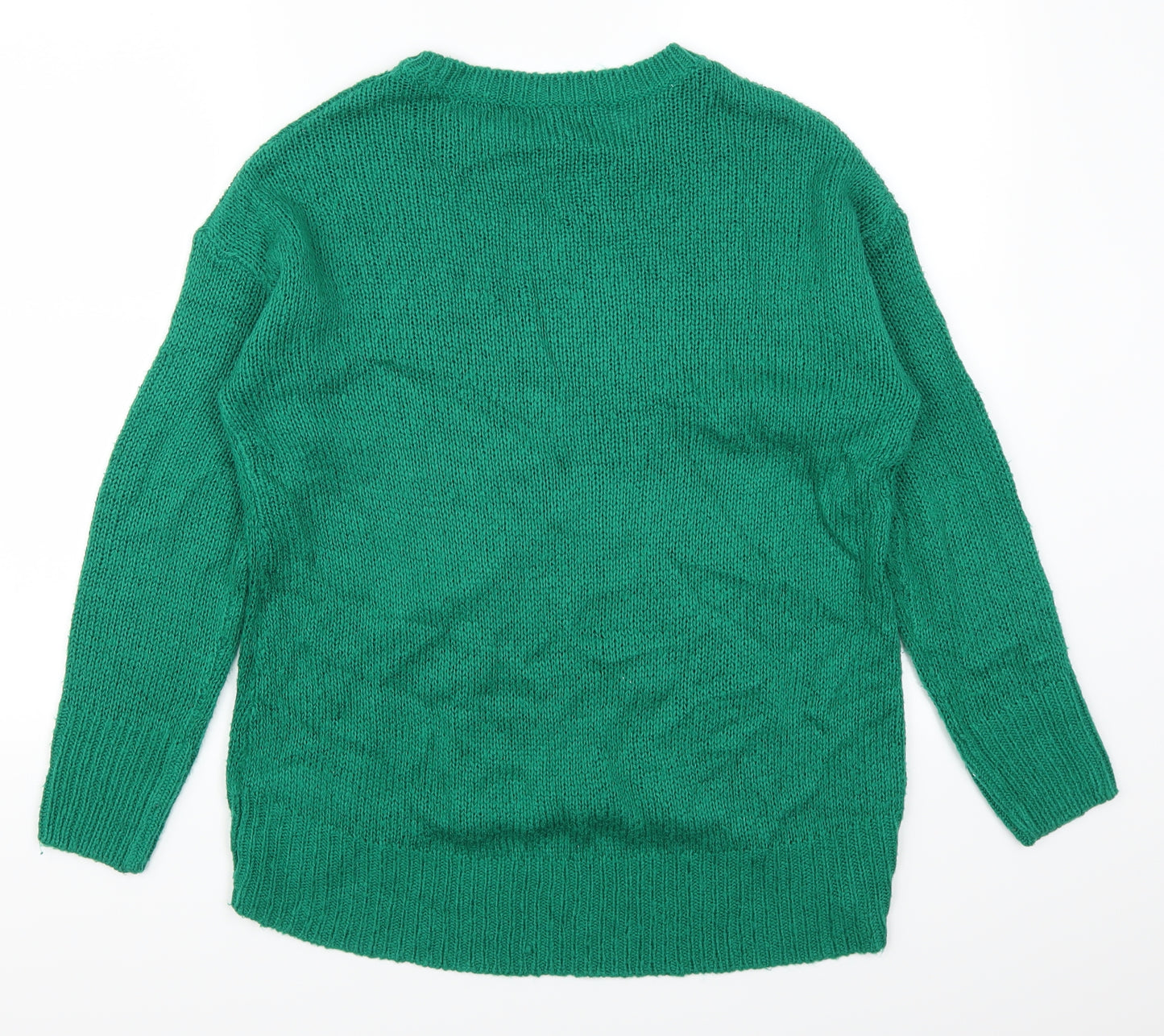 New Look Womens Green   Pullover Jumper Size M