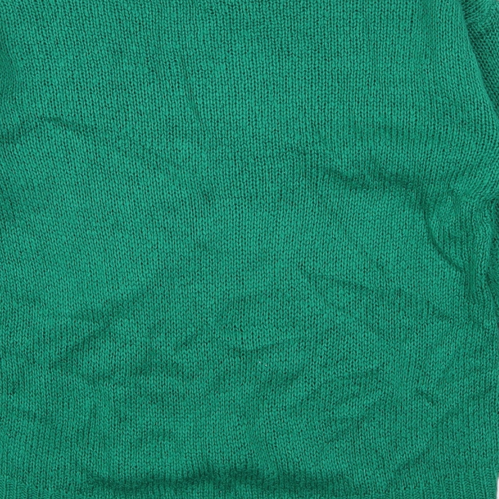 New Look Womens Green   Pullover Jumper Size M