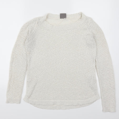 VERO MODA Womens White   Pullover Jumper Size XS