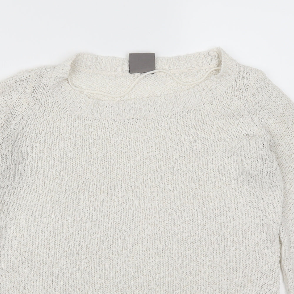 VERO MODA Womens White   Pullover Jumper Size XS
