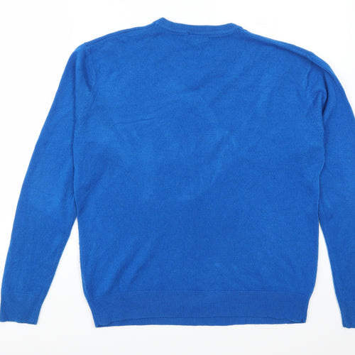 Cedar Wood State Mens Blue   Pullover Jumper Size S