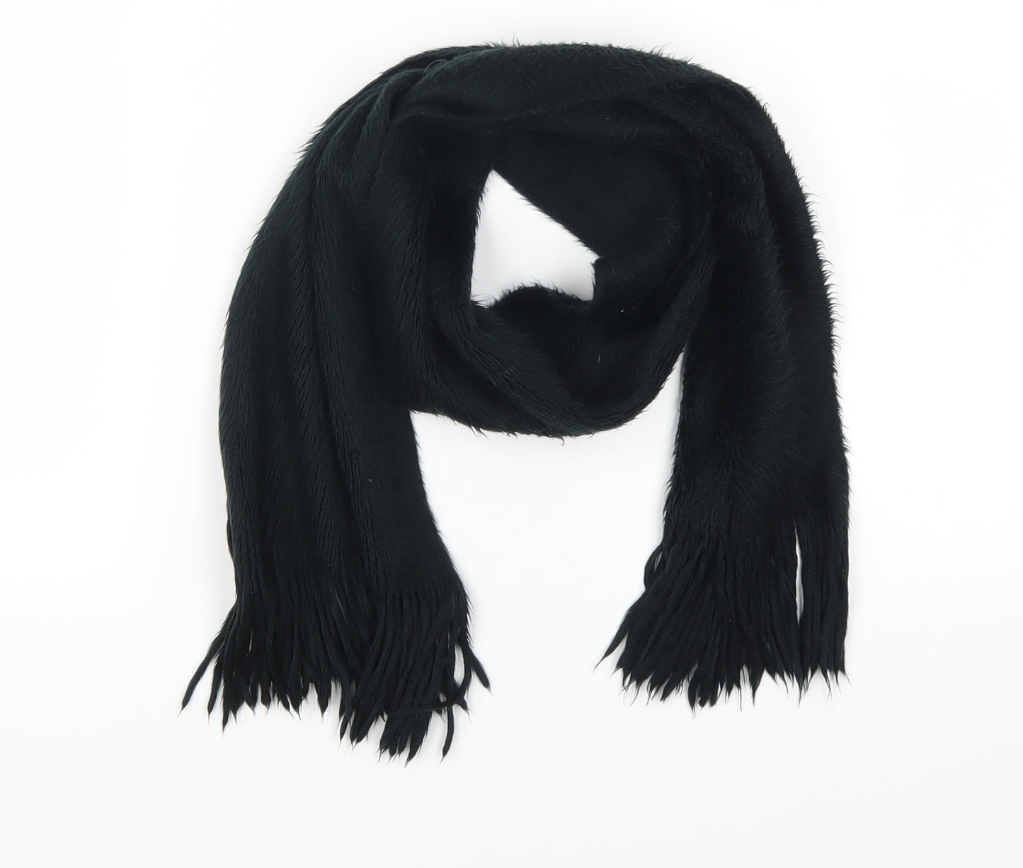 Preworn Womens Black    Scarf