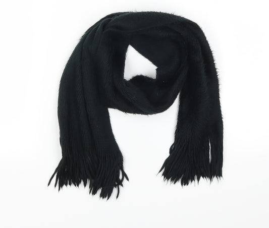 Front view of Preworn women’s black scarf