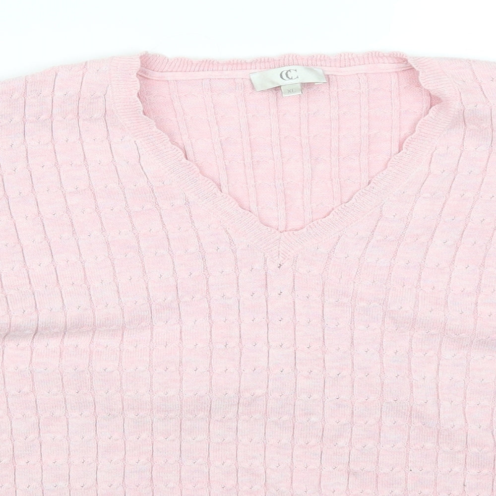 Country Casuals Womens Pink   Pullover Jumper Size XL