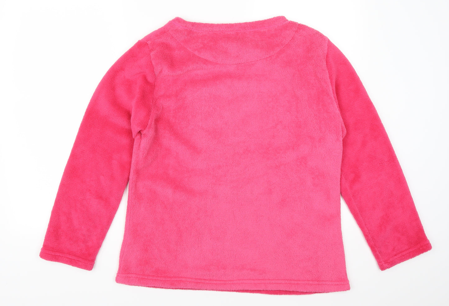 Easy Sleep Set Womens Pink Solid  Top Pyjama Top Size 16  - Duvet Day