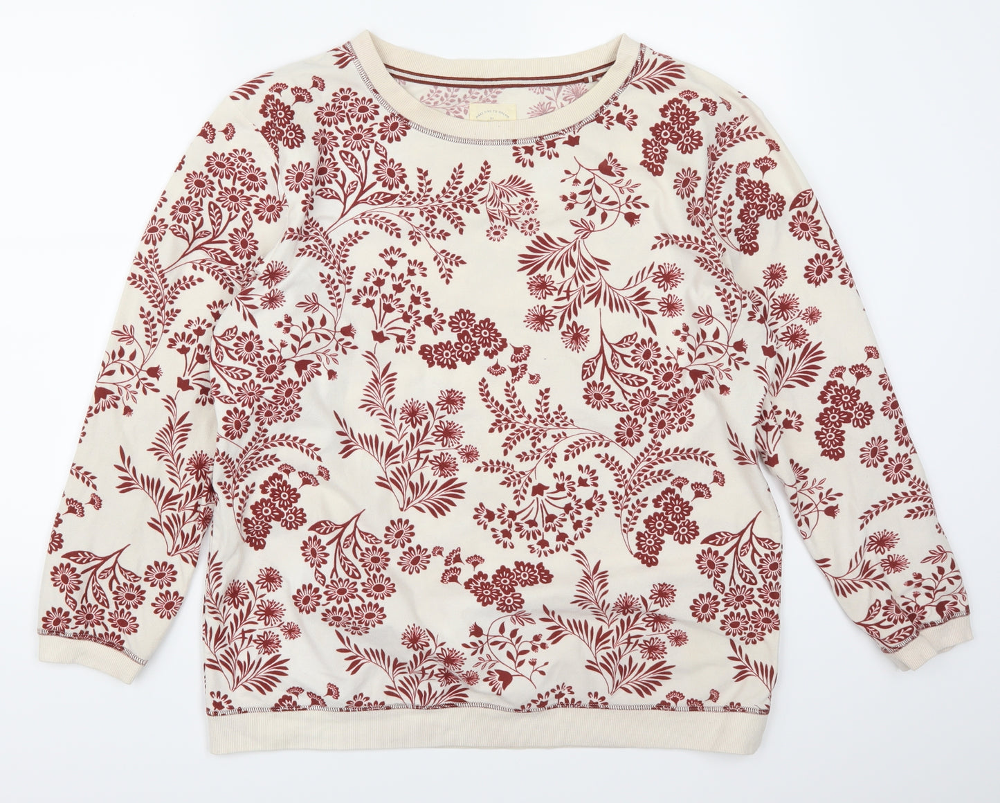 NEXT Womens Red Floral  Top Pyjama Top Size L