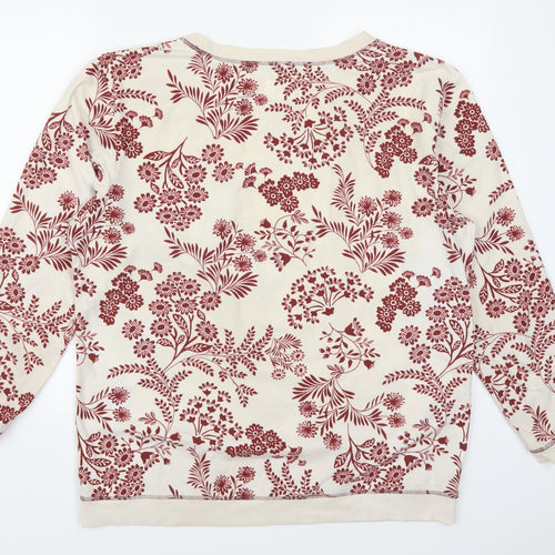 NEXT Womens Red Floral  Top Pyjama Top Size L