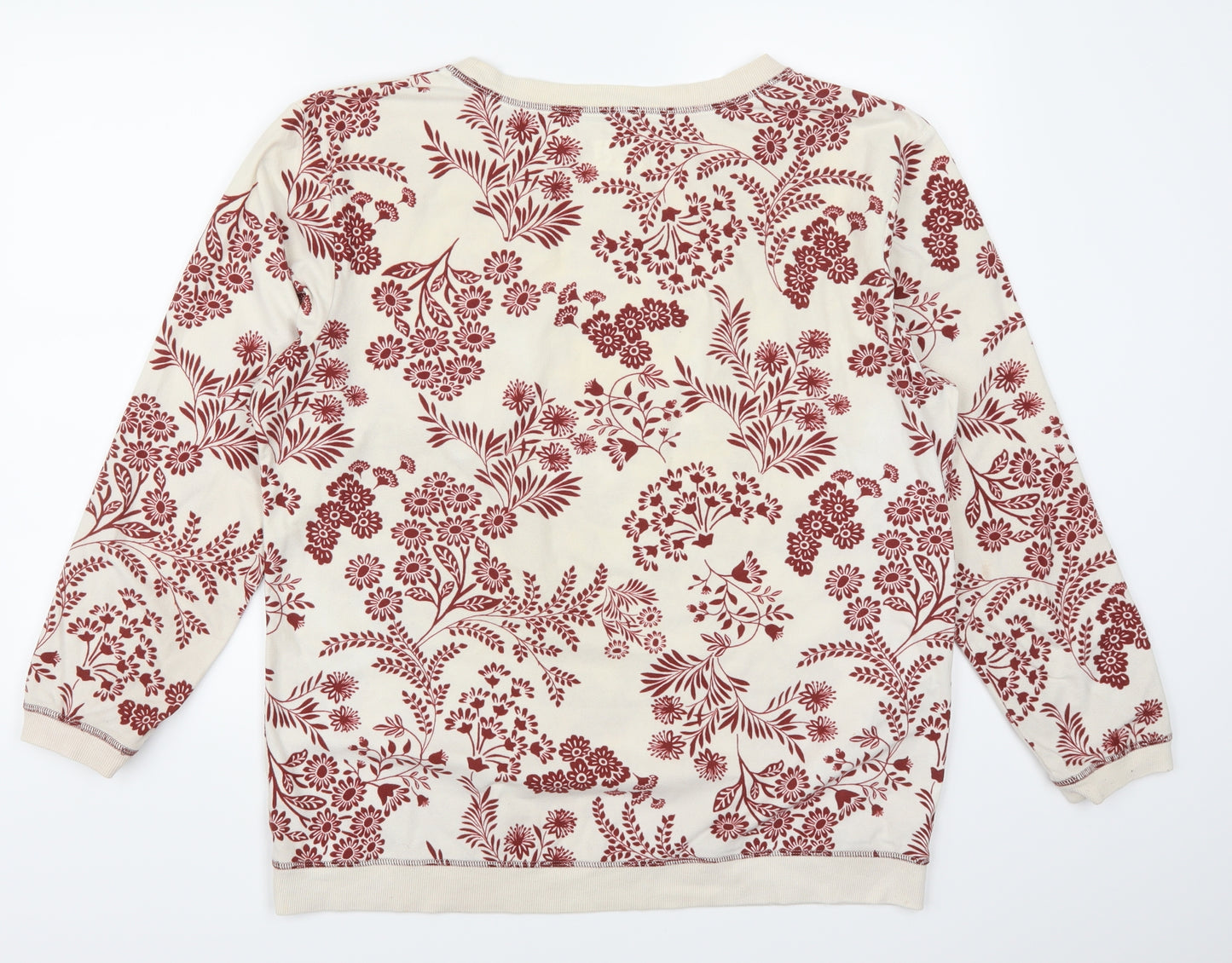 NEXT Womens Red Floral  Top Pyjama Top Size L