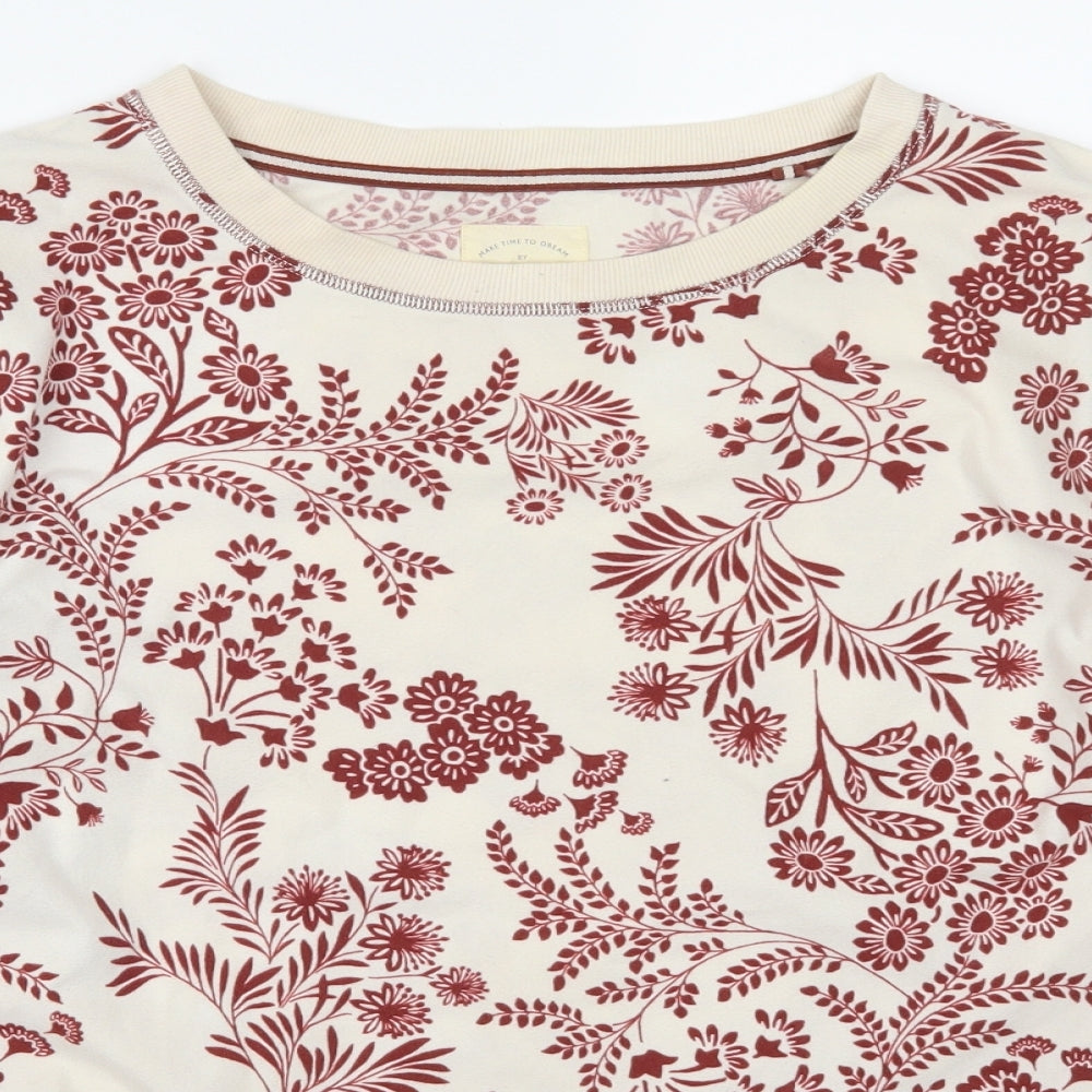 NEXT Womens Red Floral  Top Pyjama Top Size L