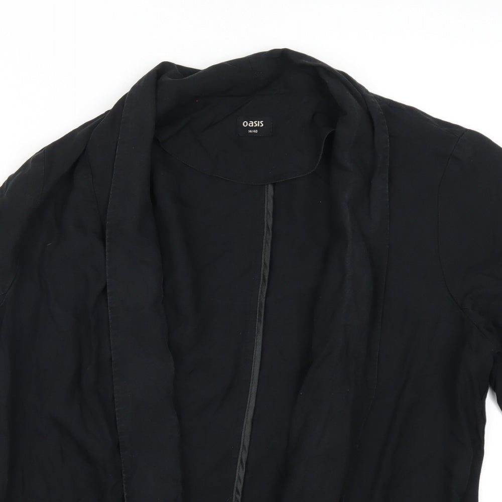 Oasis Womens Black   Jacket  Size 14