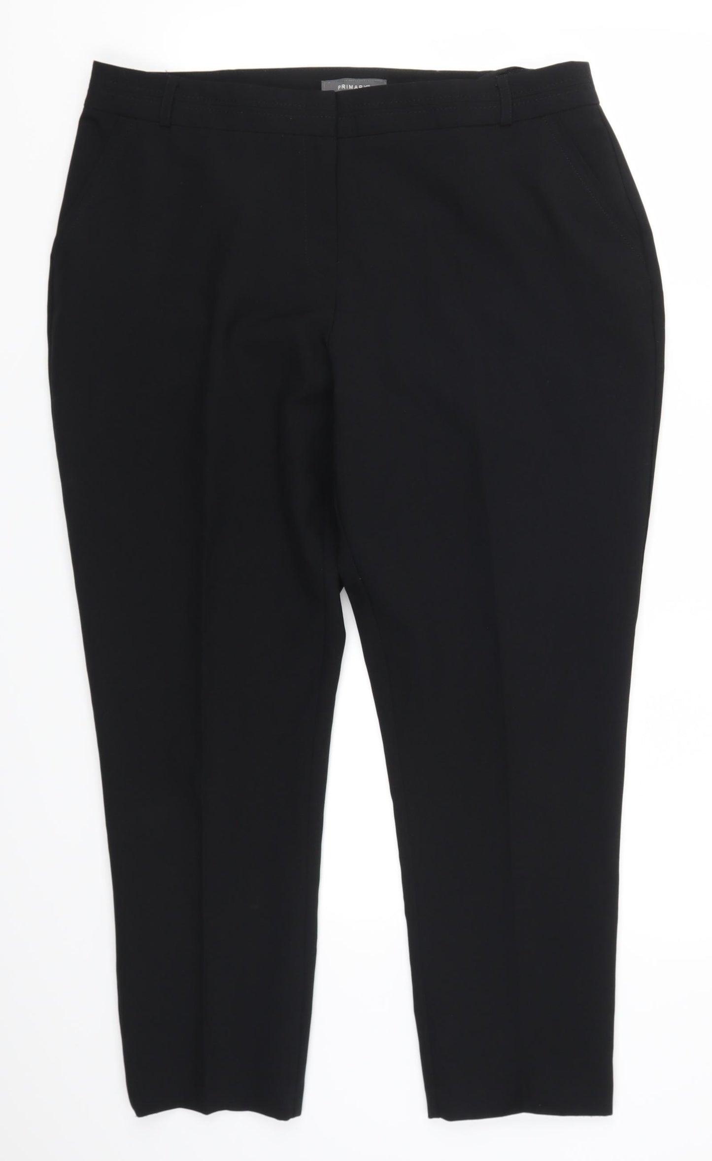 Primark Womens Black   Trousers  Size 16 L26 in