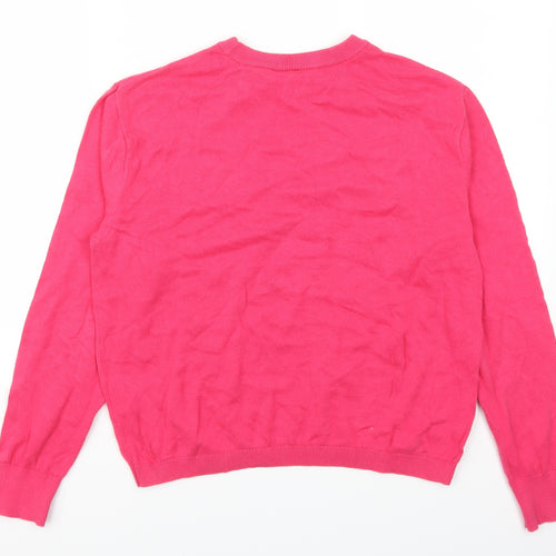 H&M Womens Pink   Pullover Jumper Size S  - Lonely Hearts Club