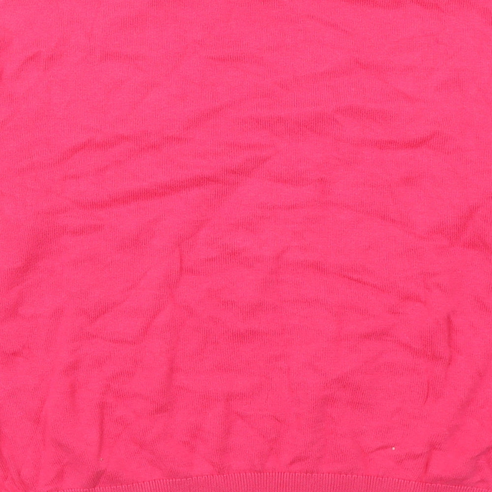 H&M Womens Pink   Pullover Jumper Size S  - Lonely Hearts Club