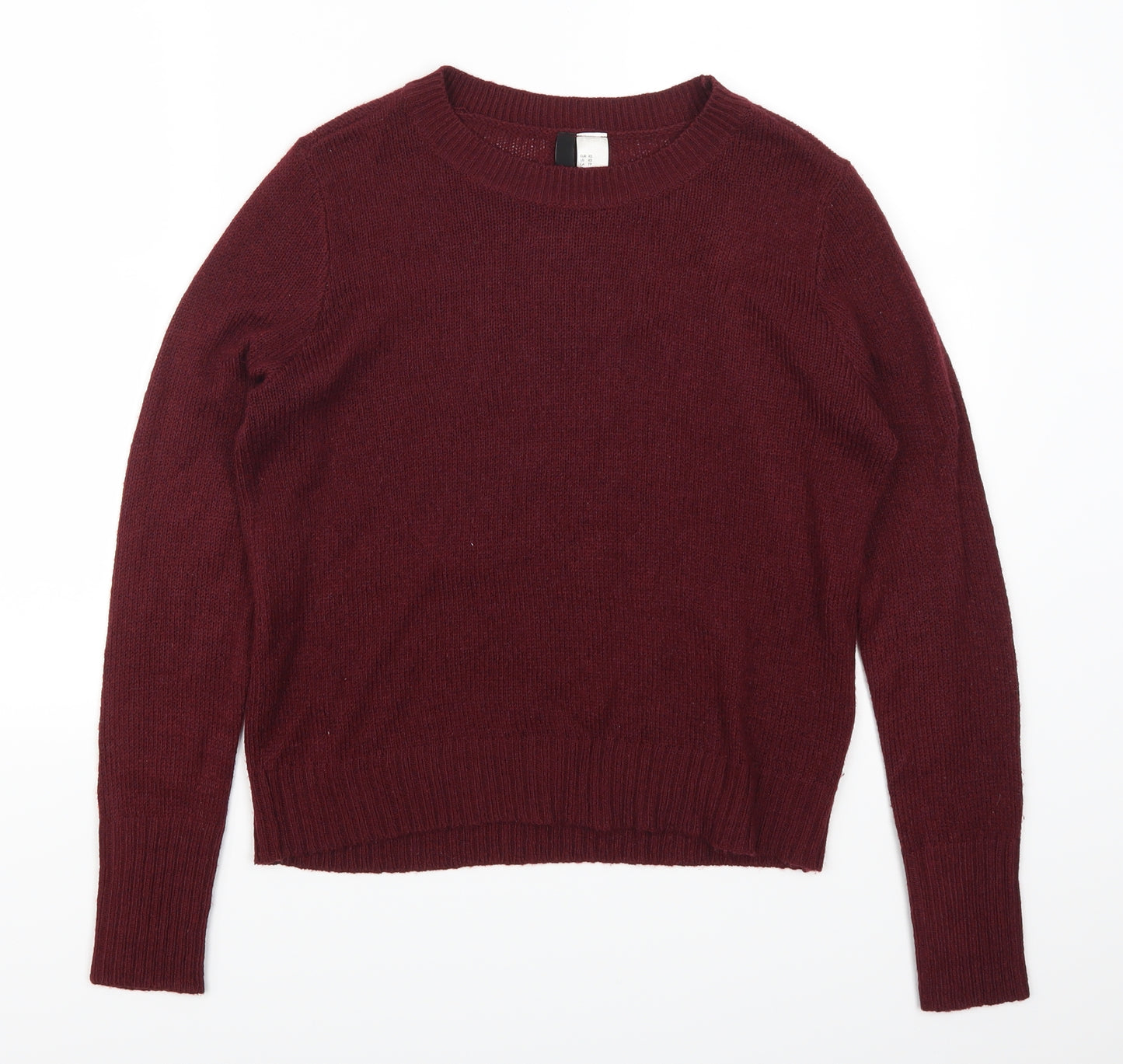 H&M Womens Red   Pullover Jumper Size XS